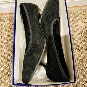 Stuart Weitzman Janet Mesh Suede Pump